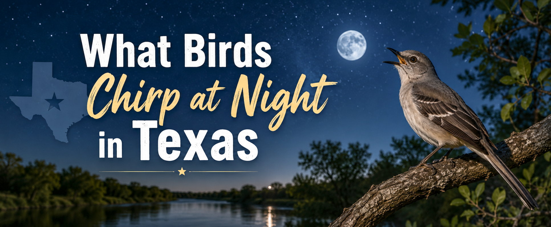 What Birds Chirp at Night in Texas